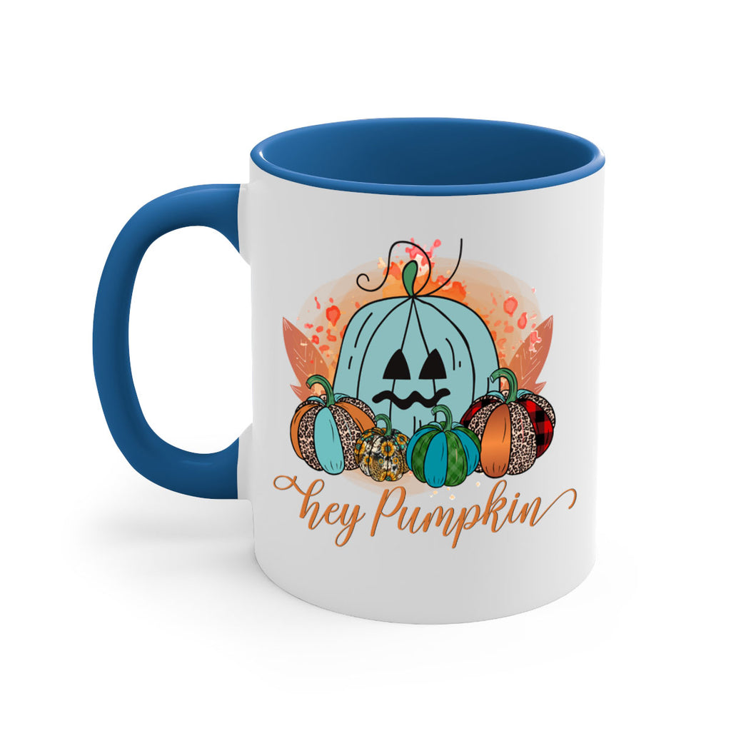Hey Pumpkin 302#- fall-Mug / Coffee Cup