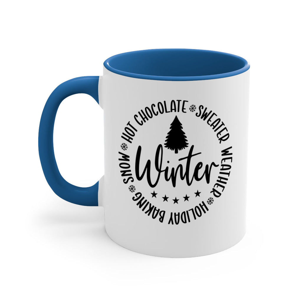Hot Chocolate Sweater Weather Holiday Baking Snows196#- winter-Mug / Coffee Cup