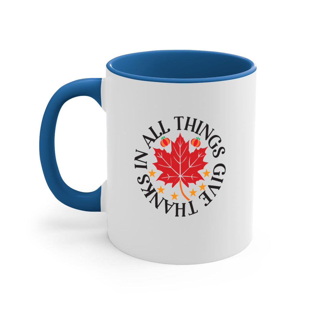 Inallthingsgivethanks 353#- fall-Mug / Coffee Cup
