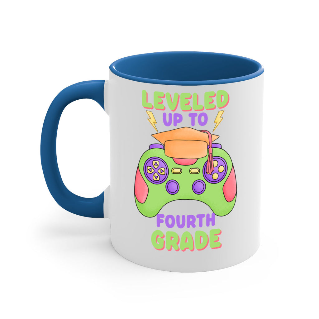 Leveled up to 4th Grade 16#- 4th grade-Mug / Coffee Cup