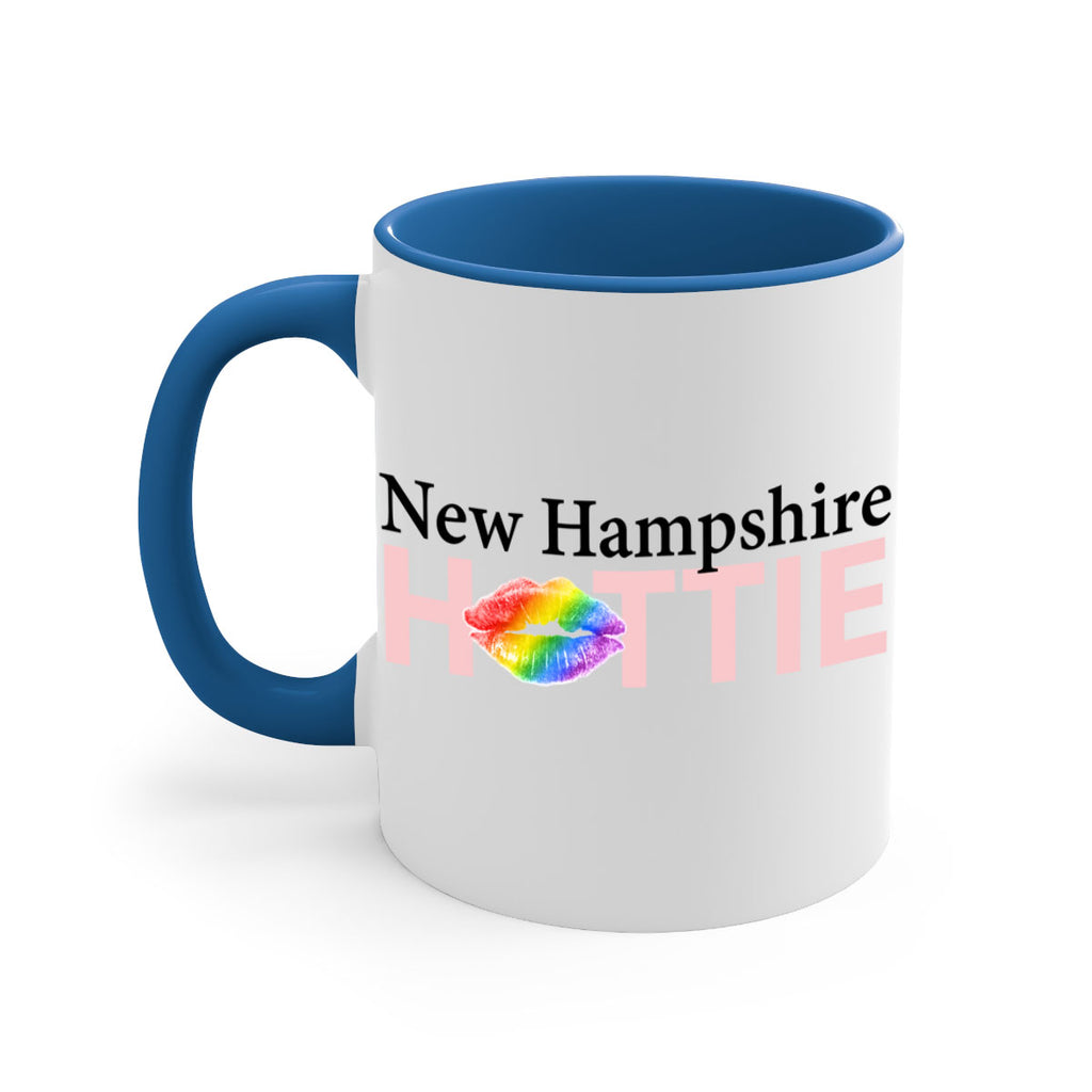 New Hampshire Hottie with rainbow lips 29#- Hottie Collection-Mug / Coffee Cup
