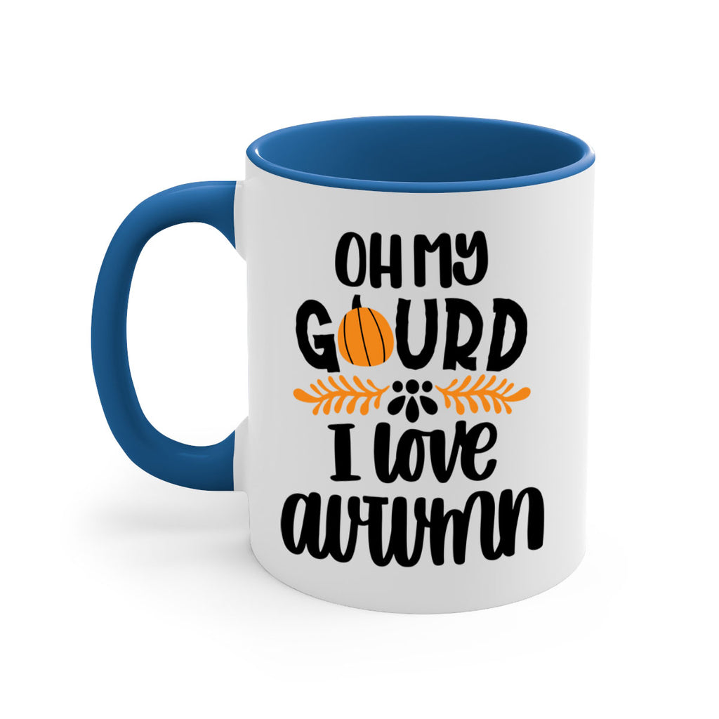 Oh My Gourd I Love Autumn 504#- fall-Mug / Coffee Cup