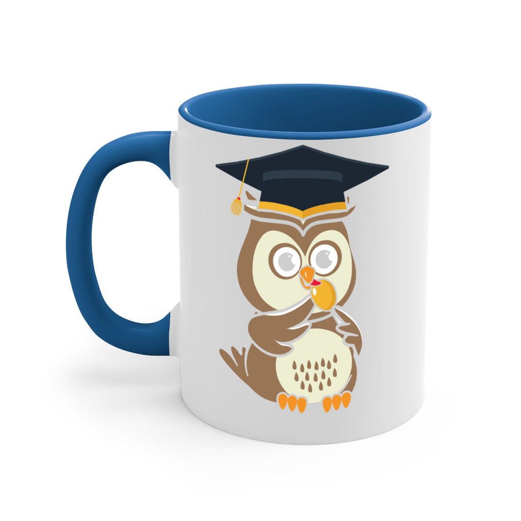 Profesor Owl Licks Candy A TurtleRabbit 17#- owl-Mug / Coffee Cup