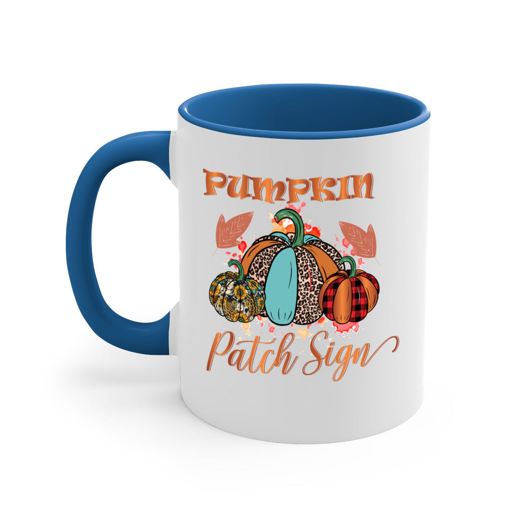 Pumpkin Patch Sign 530#- fall-Mug / Coffee Cup