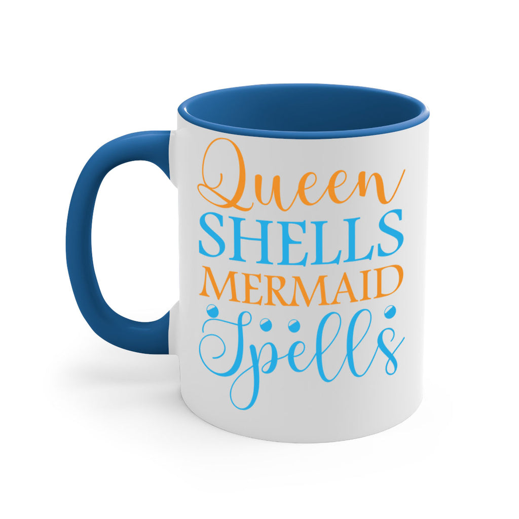 Queen Shells Mermaid Spells 546#- mermaid-Mug / Coffee Cup