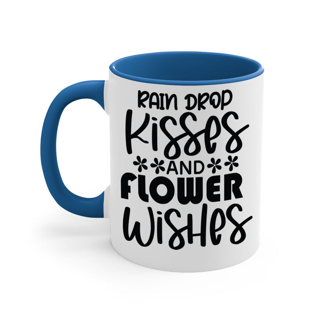 Rain drop kisses and flower 398#- spring-Mug / Coffee Cup