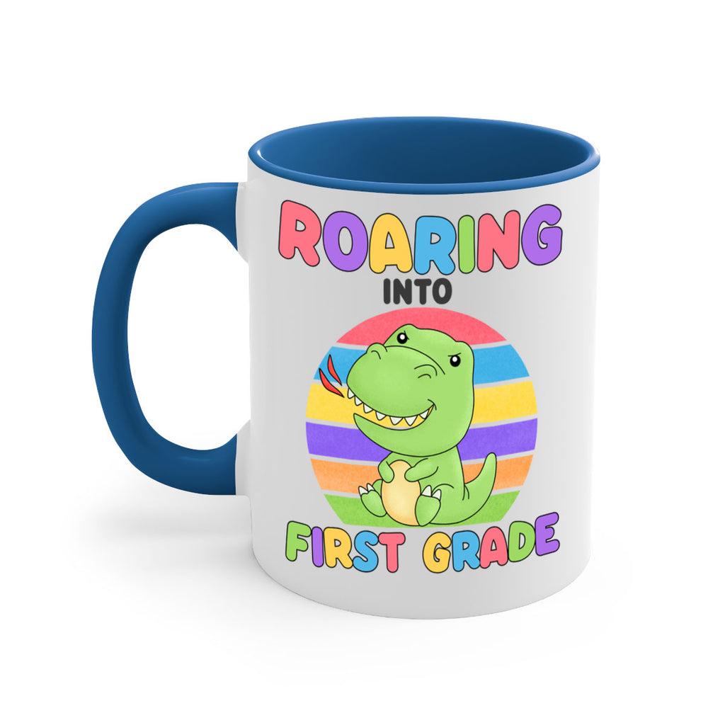 Roaring to 1st Grade Trex 2#- First Grade-Mug / Coffee Cup