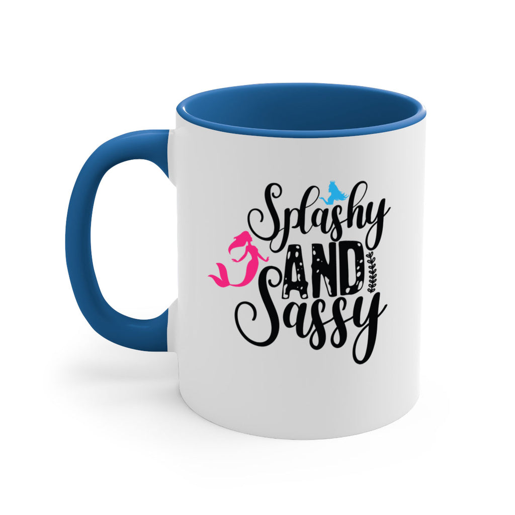 Splashy and Sassy 624#- mermaid-Mug / Coffee Cup