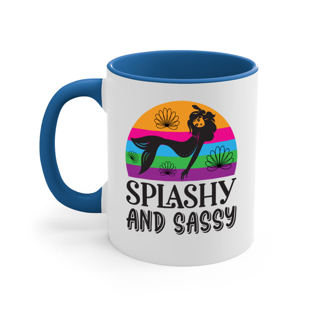 Splashy and sassy 623#- mermaid-Mug / Coffee Cup
