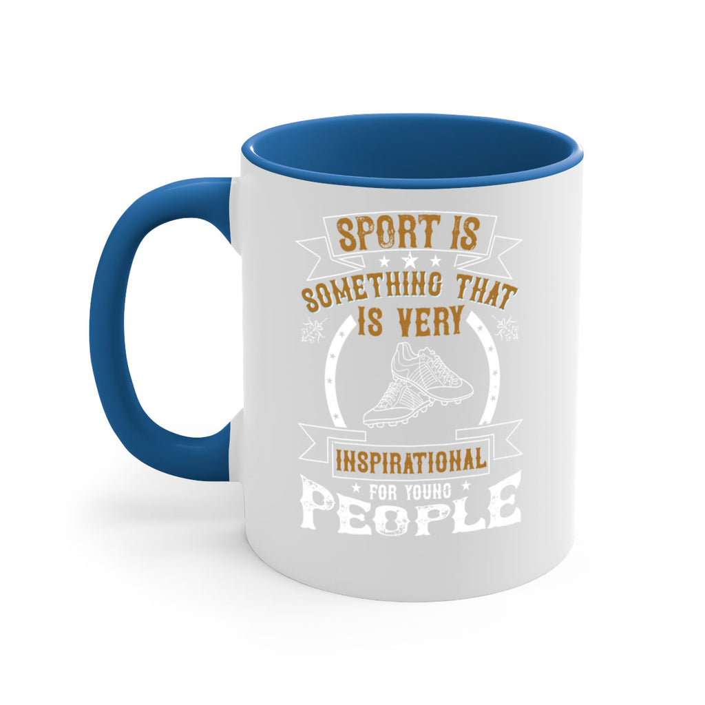 Sport is something that is very inspirational for young people 432#- soccer-Mug / Coffee Cup