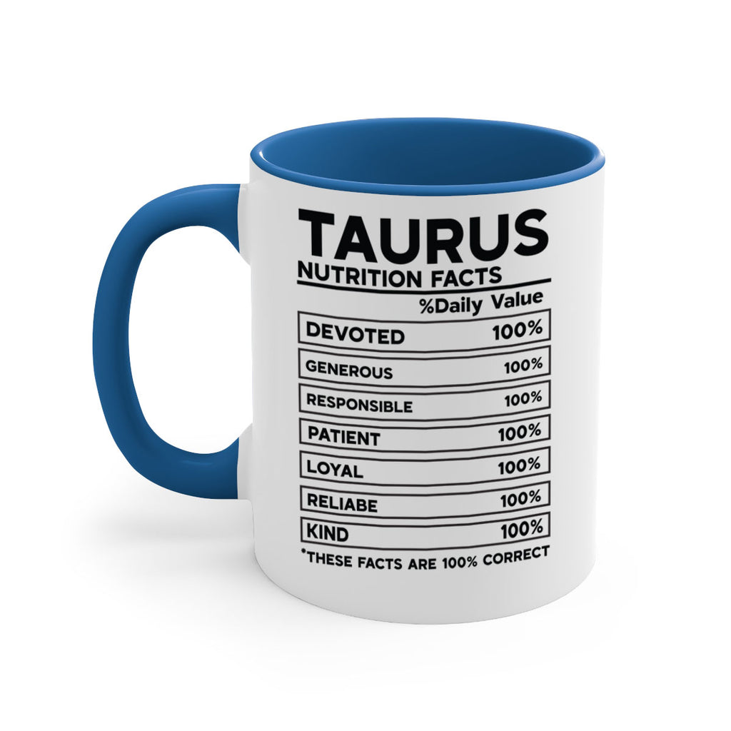 Taurus Nutrition Facts 490#- zodiac-Mug / Coffee Cup