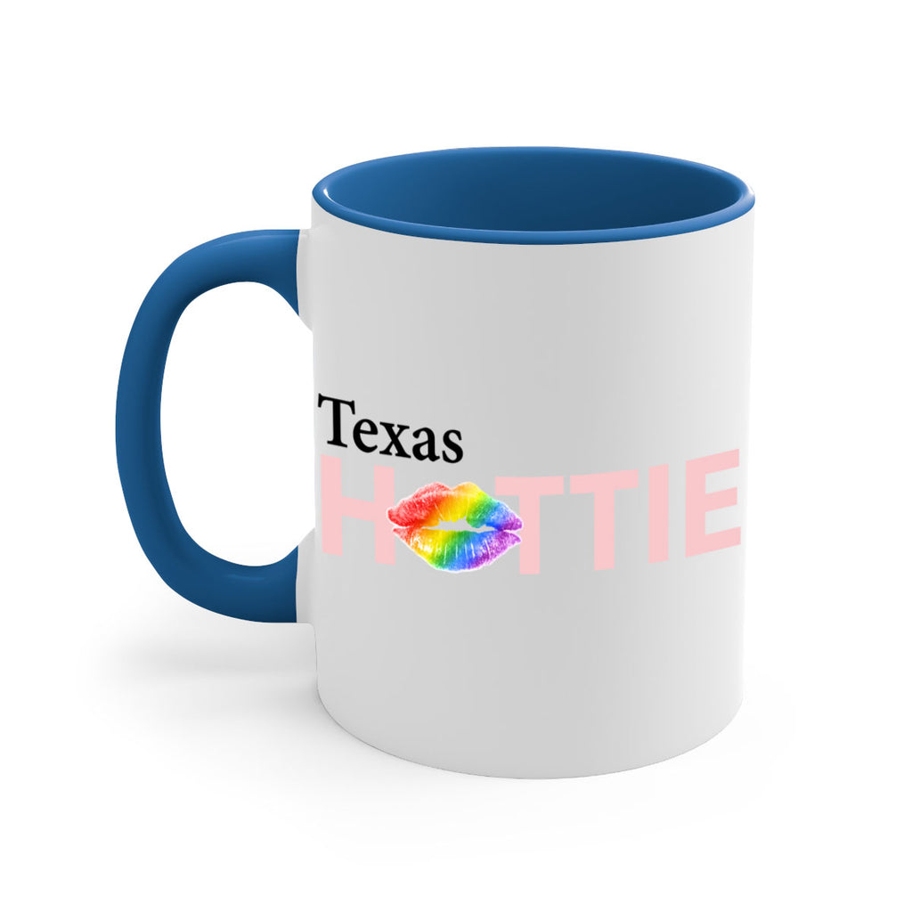 Texas Hottie with rainbow lips 43#- Hottie Collection-Mug / Coffee Cup