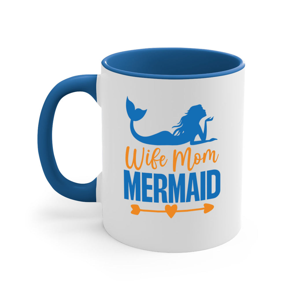 Wife Mom Mermaid 673#- mermaid-Mug / Coffee Cup