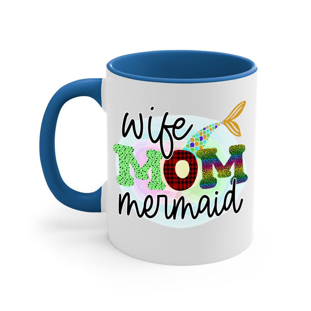 Wife Mom Mermaid 674#- mermaid-Mug / Coffee Cup