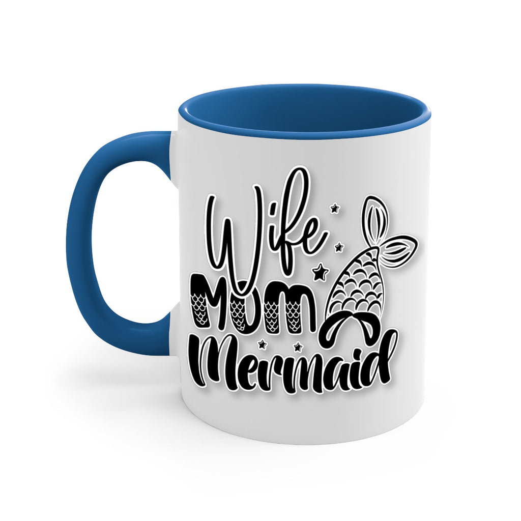 Wife Mom Mermaid 675#- mermaid-Mug / Coffee Cup