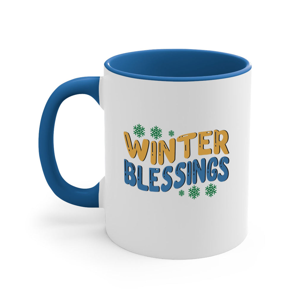 Winter Blessings 547#- winter-Mug / Coffee Cup