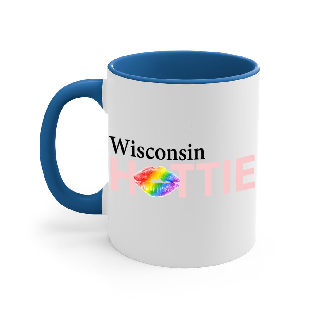 Wisconsin Hottie with rainbow lips 49#- Hottie Collection-Mug / Coffee Cup