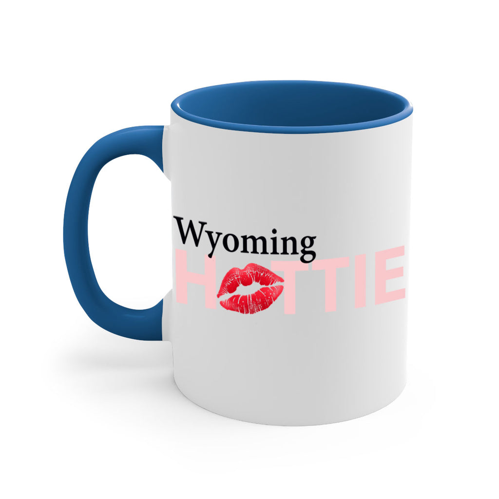 Wyoming Hottie With Red Lips 50#- Hottie Collection-Mug / Coffee Cup