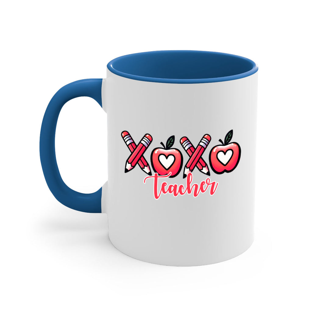 XOXO Teacher Apple Valentine 20#- teacher-Mug / Coffee Cup