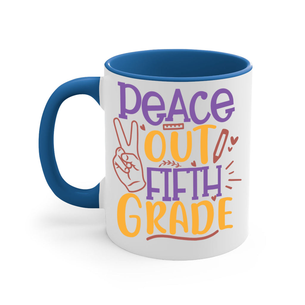peace out 5th grade 1#- 5th grade-Mug / Coffee Cup
