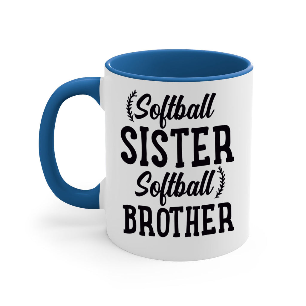 softball sister softball brother 2273#- softball-Mug / Coffee Cup