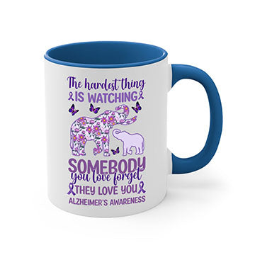 AlzheimerS Awareness Purple Elephant 16#- alzheimers-Mug / Coffee Cup