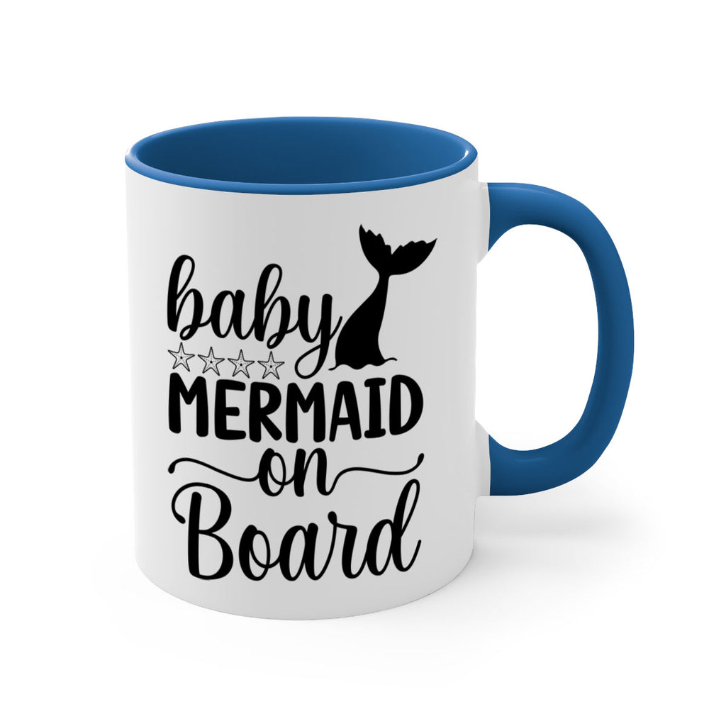 Baby mermaid on board 36#- mermaid-Mug / Coffee Cup