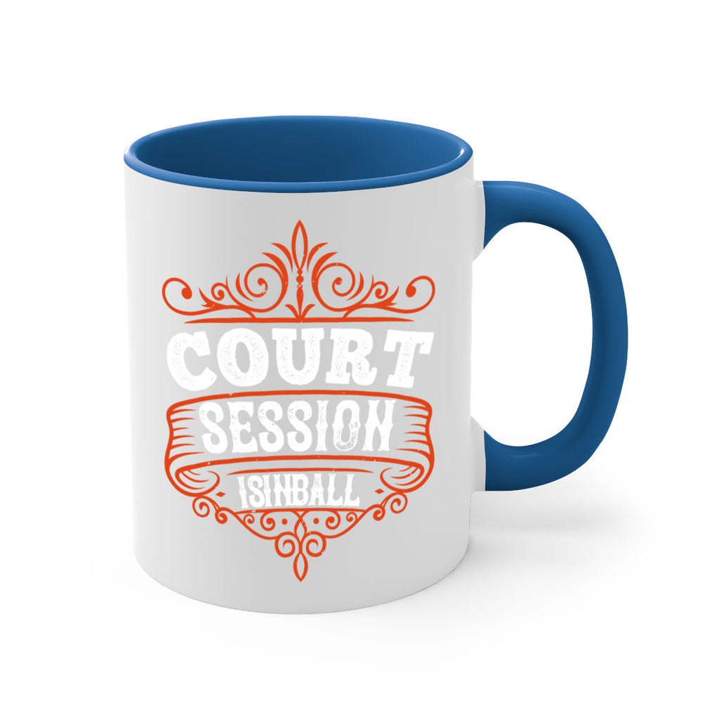 Court is in ball session 1350#- basketball-Mug / Coffee Cup