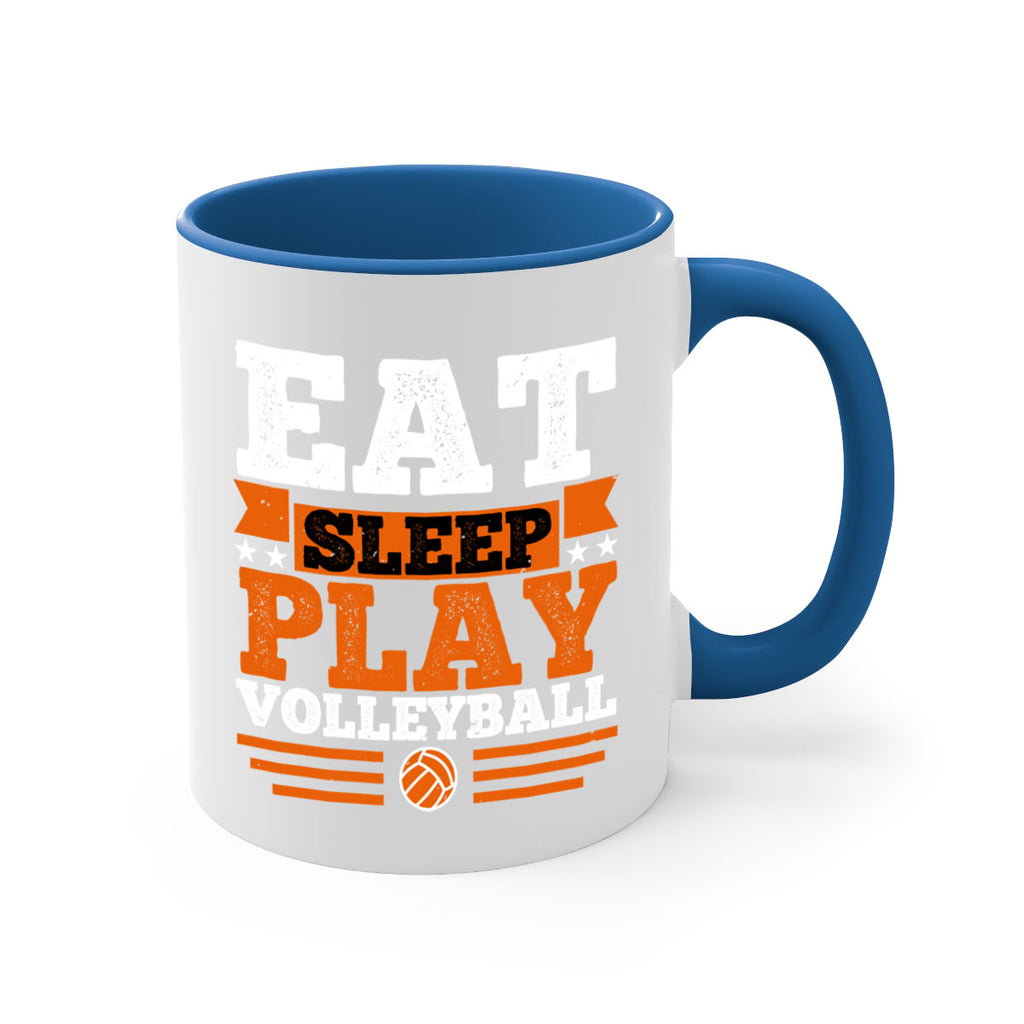 Eat sleep play volleyball 1287#- basketball-Mug / Coffee Cup