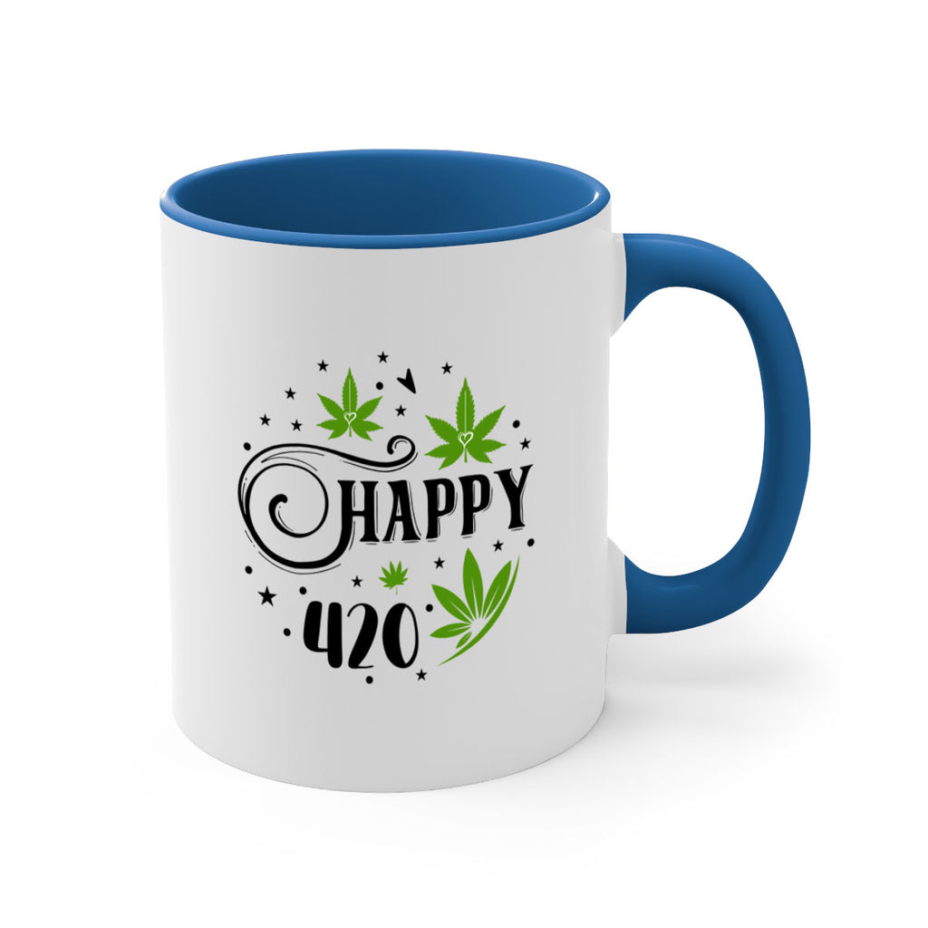 Happy 420 101#- marijuana-Mug / Coffee Cup