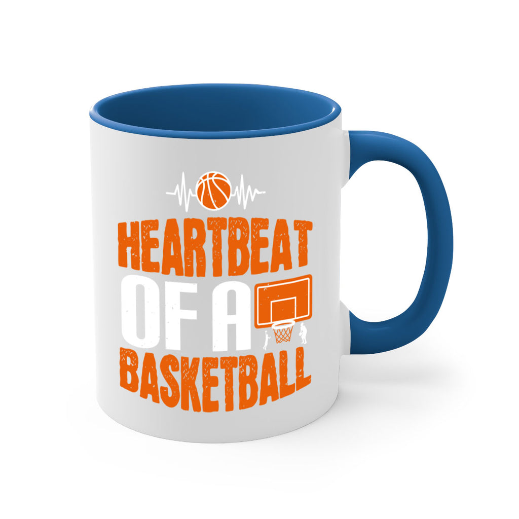 Heartbeat of a basketball 2299#- basketball-Mug / Coffee Cup