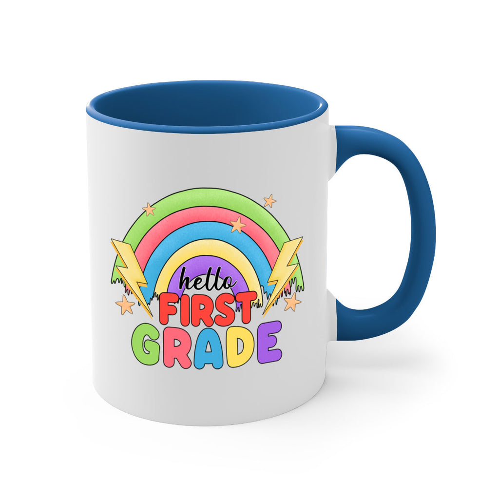 Hello 1st Grade Rainbow 13#- First Grade-Mug / Coffee Cup