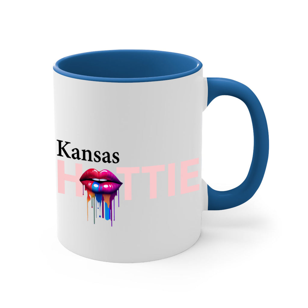Kansas Hottie with dripping lips 16#- Hottie Collection-Mug / Coffee Cup