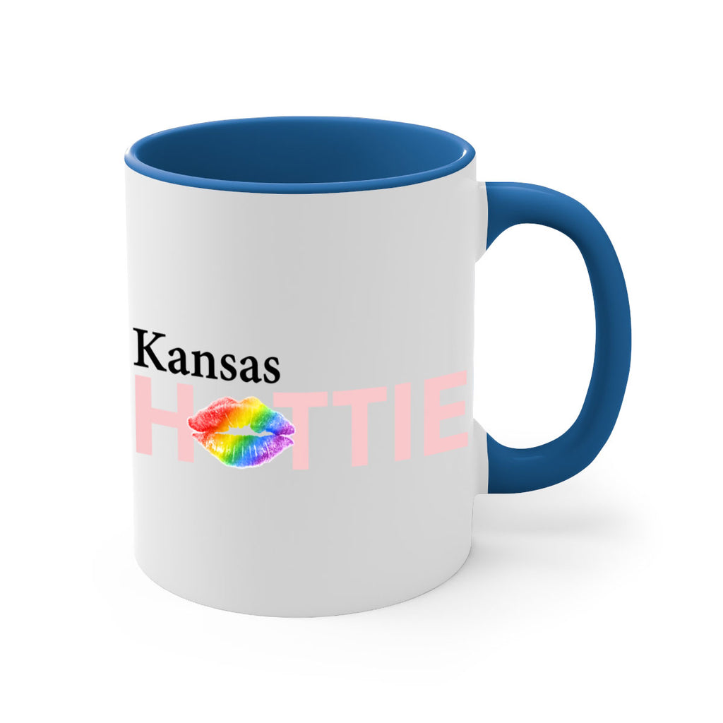 Kansas Hottie with rainbow lips 16#- Hottie Collection-Mug / Coffee Cup
