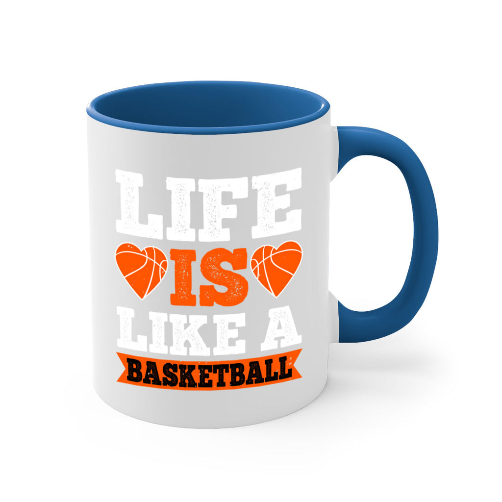 Life is like a basketball 2042#- basketball-Mug / Coffee Cup