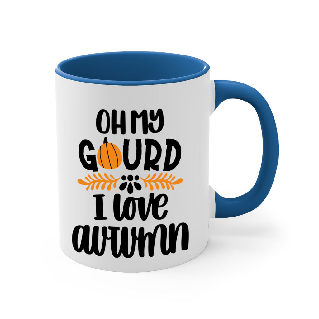 Oh My Gourd I Love Autumn 504#- fall-Mug / Coffee Cup
