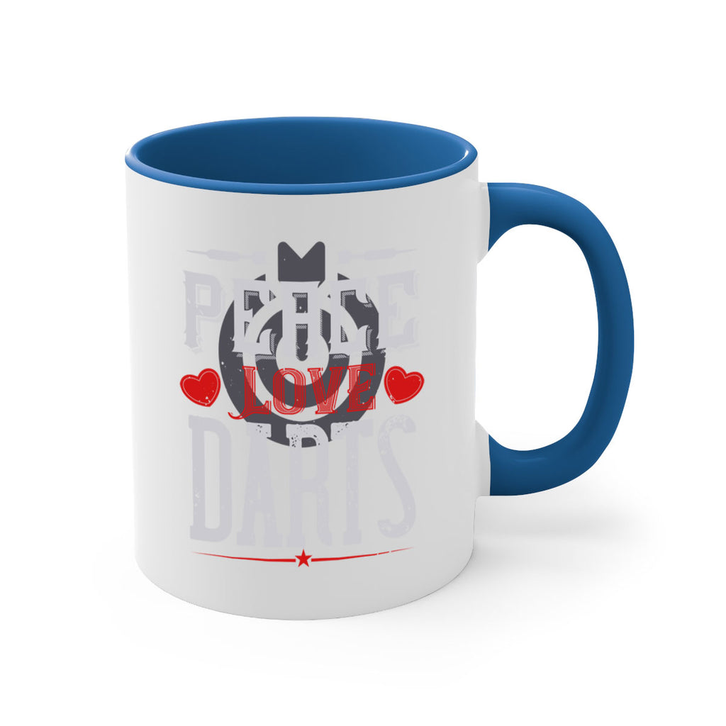 Peace Love Darts 1875#- darts-Mug / Coffee Cup