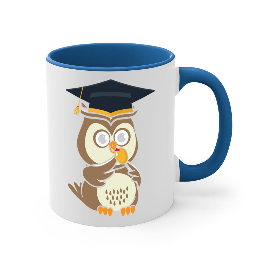 Profesor Owl Licks Candy A TurtleRabbit 17#- owl-Mug / Coffee Cup