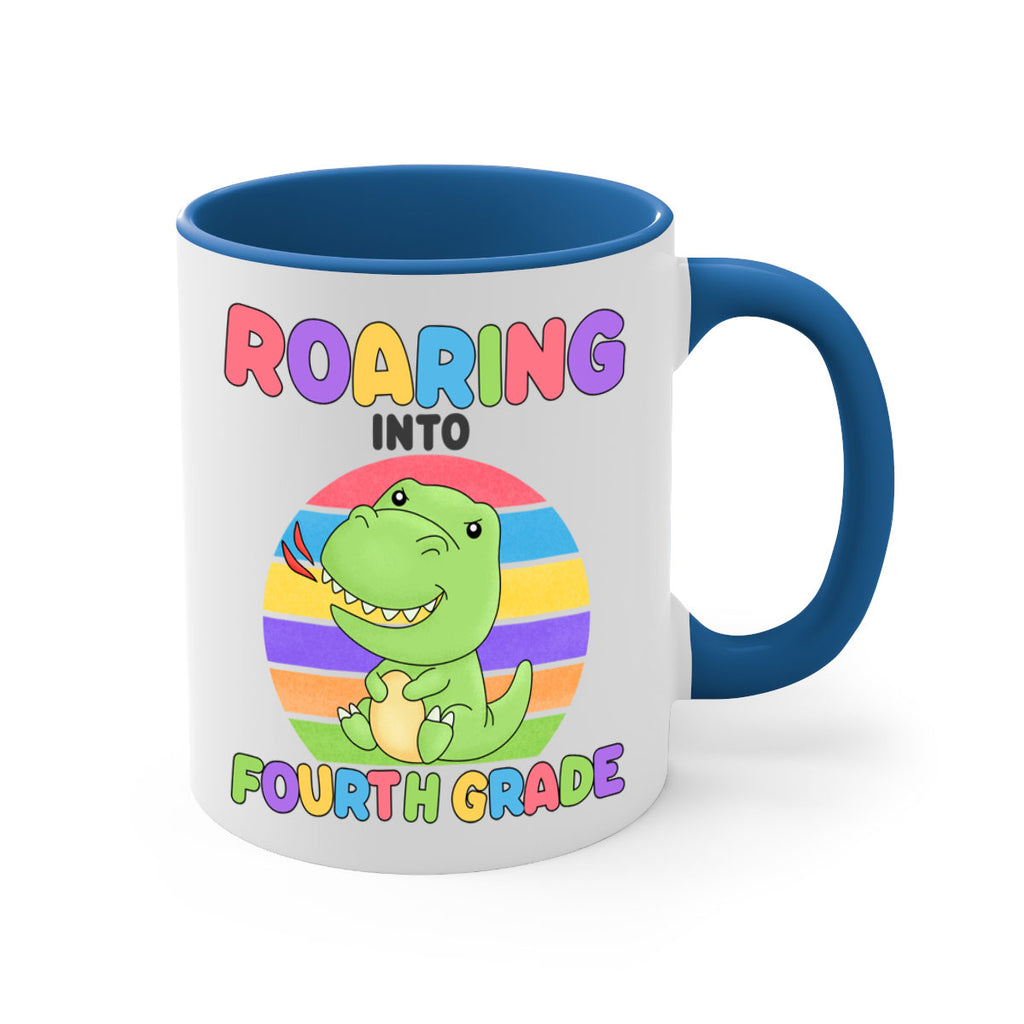 Roaring to 4th Grade Trex 24#- 4th grade-Mug / Coffee Cup