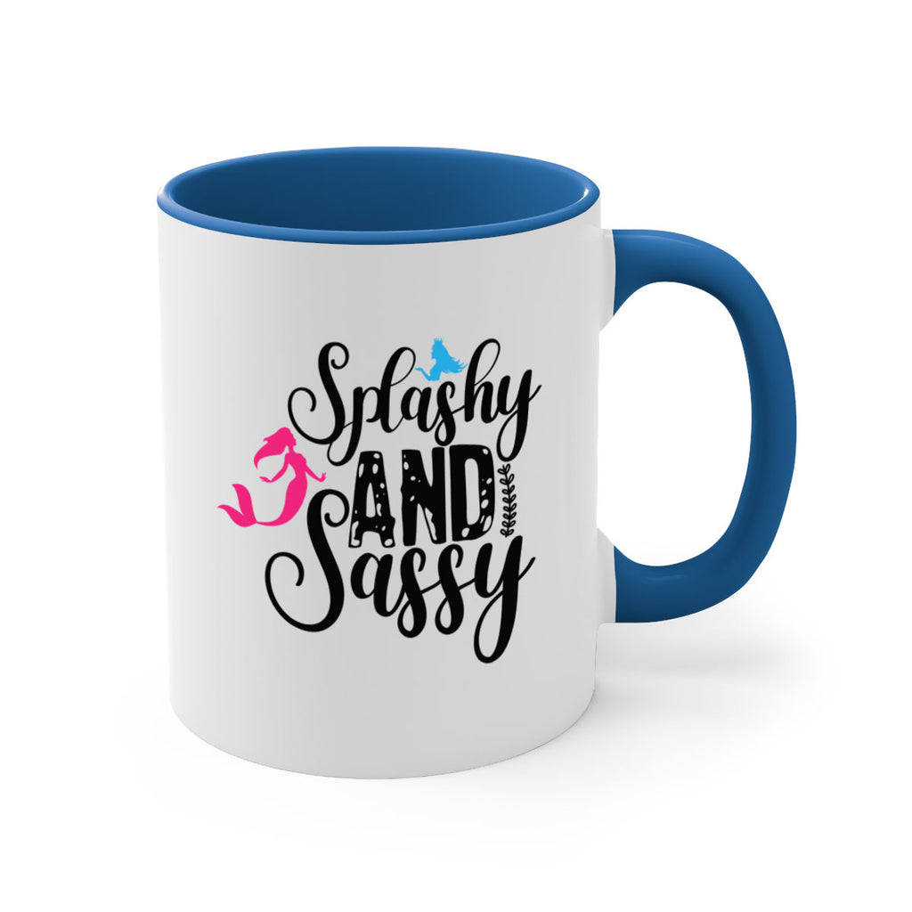 Splashy and Sassy 624#- mermaid-Mug / Coffee Cup
