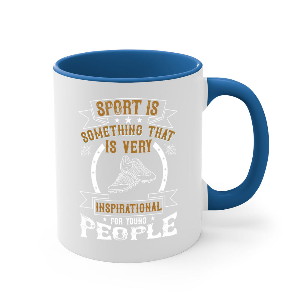 Sport is something that is very inspirational for young people 432#- soccer-Mug / Coffee Cup