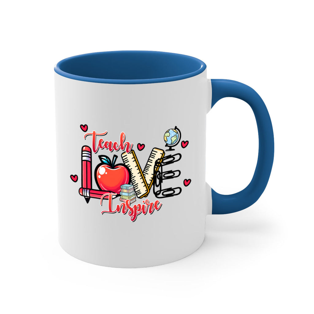 Teach Inspire Valentine 16#- teacher-Mug / Coffee Cup