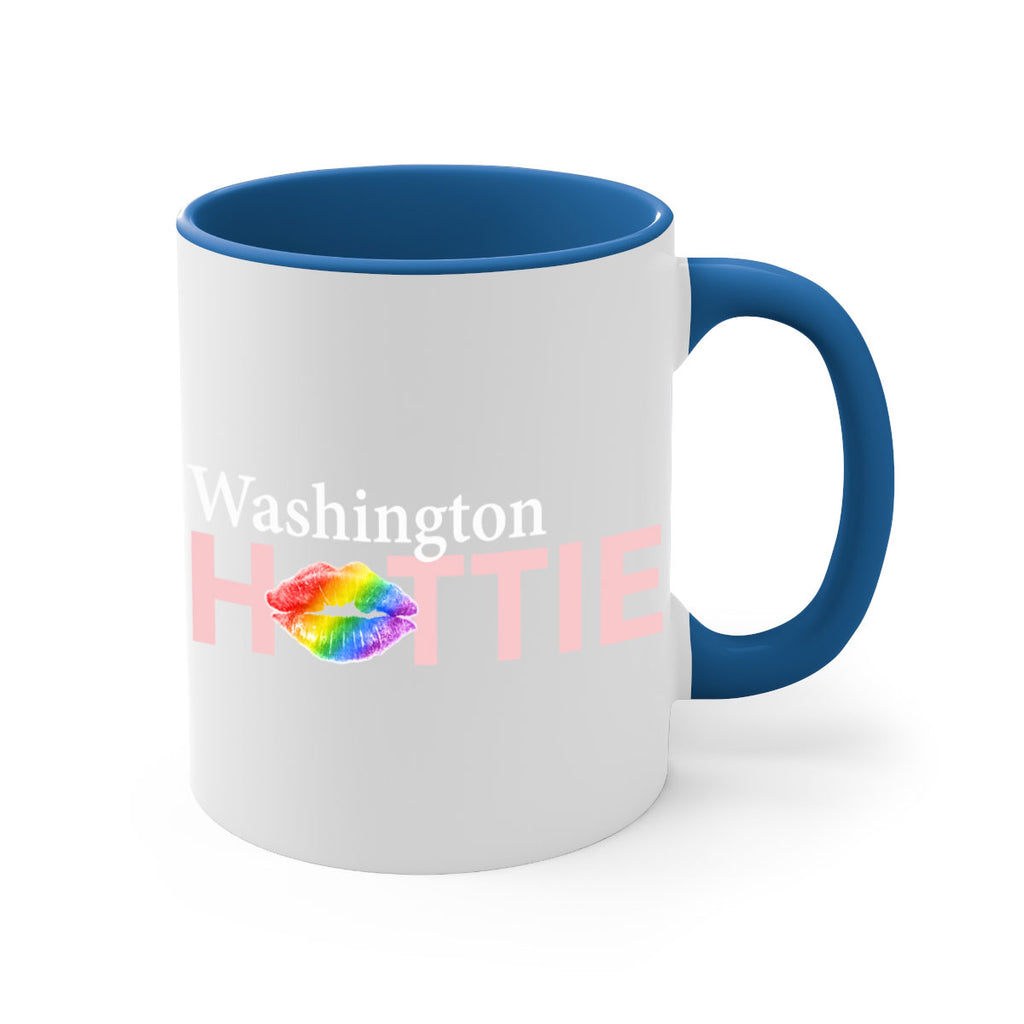 Washington Hottie with rainbow lips 98#- Hottie Collection-Mug / Coffee Cup