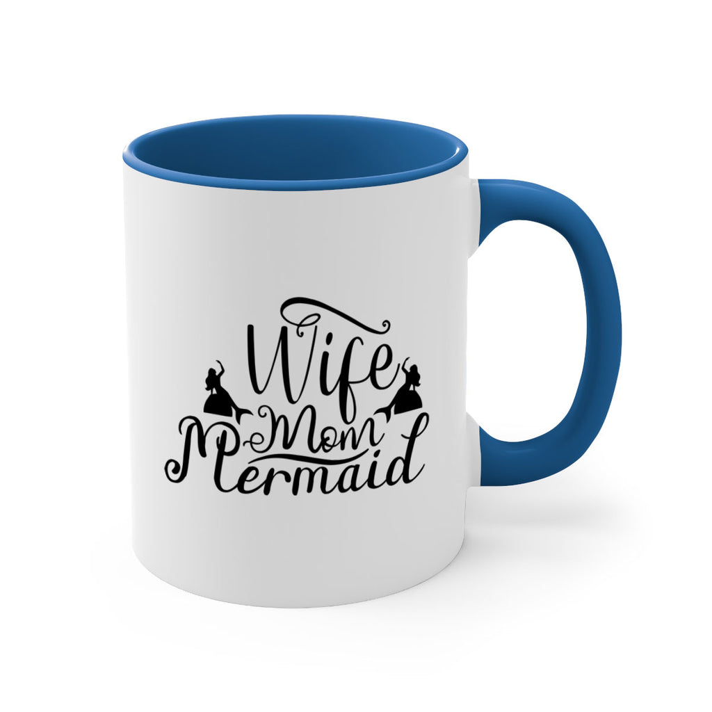 Wife Mom Mermaid 671#- mermaid-Mug / Coffee Cup
