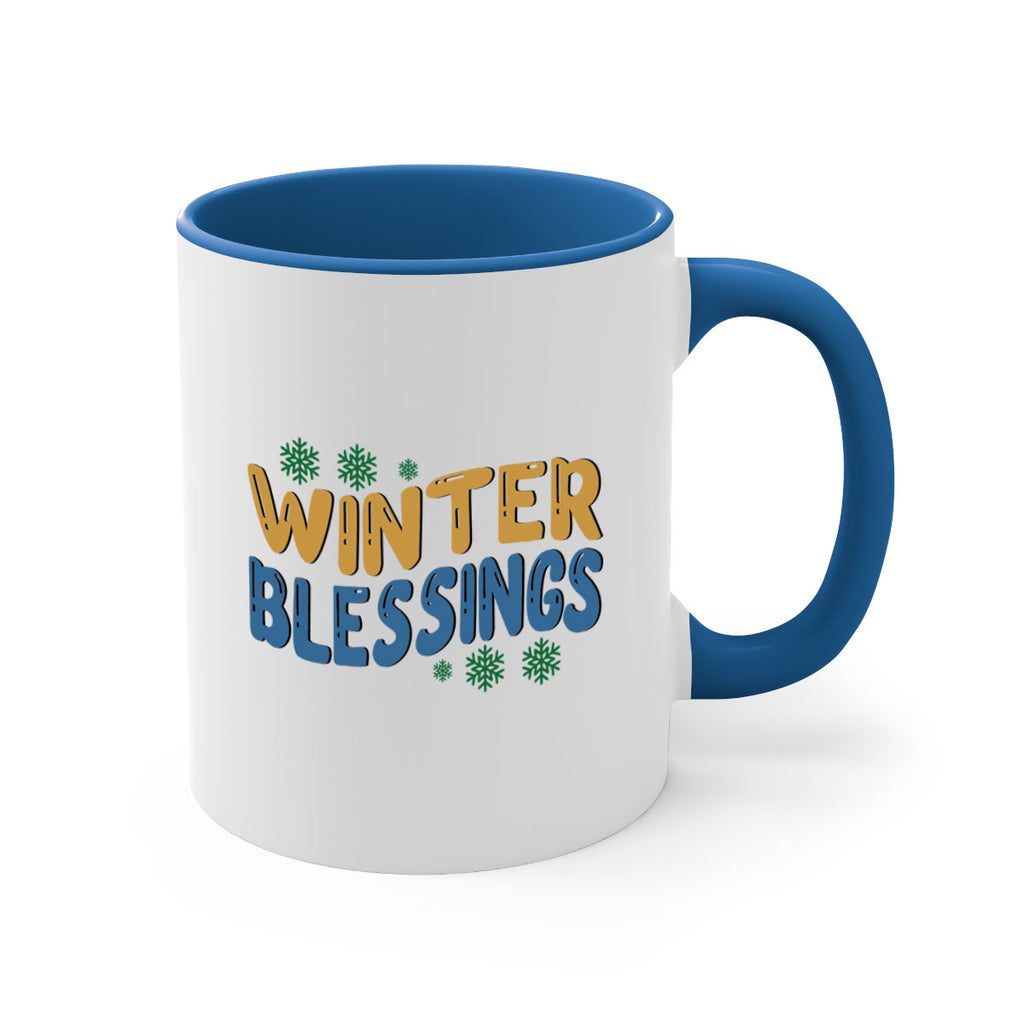 Winter Blessings 547#- winter-Mug / Coffee Cup