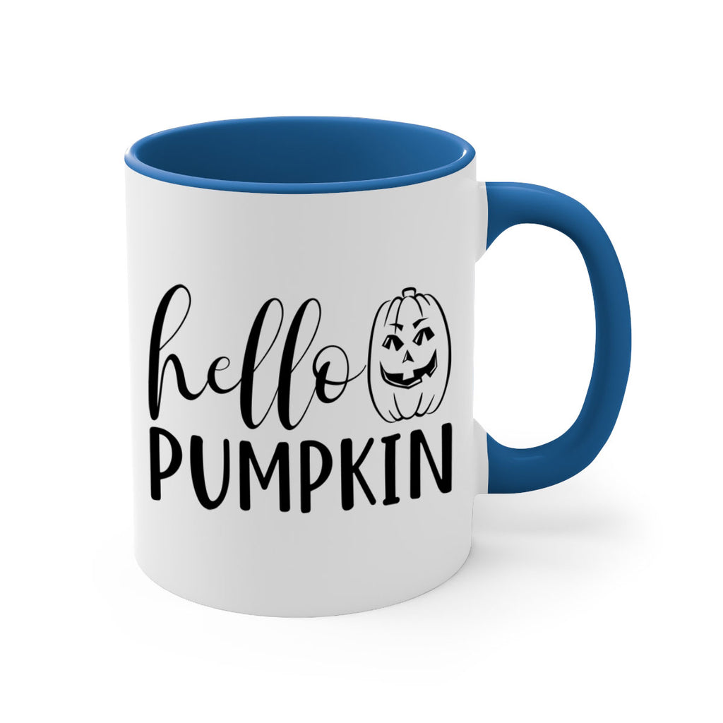 hello pumpkin 287#- fall-Mug / Coffee Cup