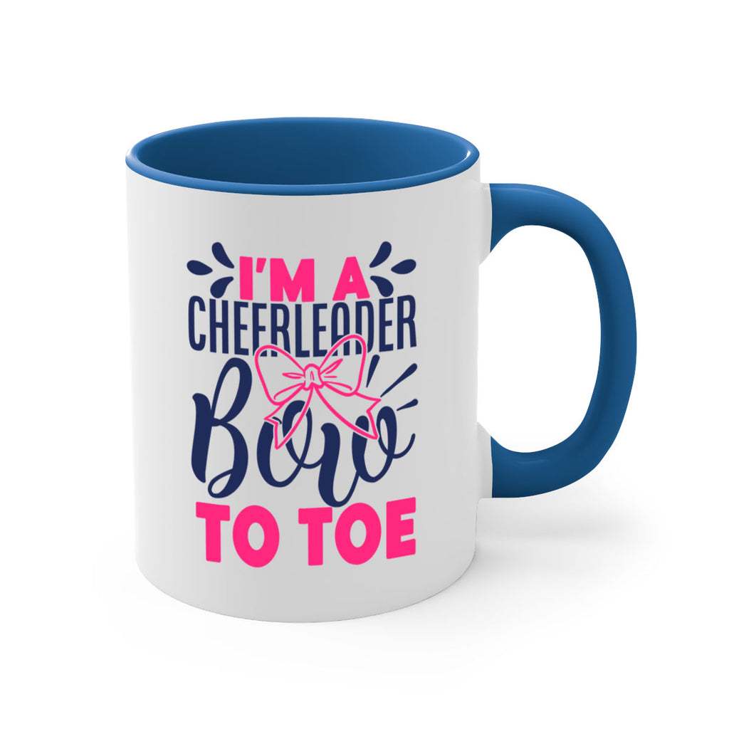 im a cheerleader bow to toe 1742#- cheer-Mug / Coffee Cup