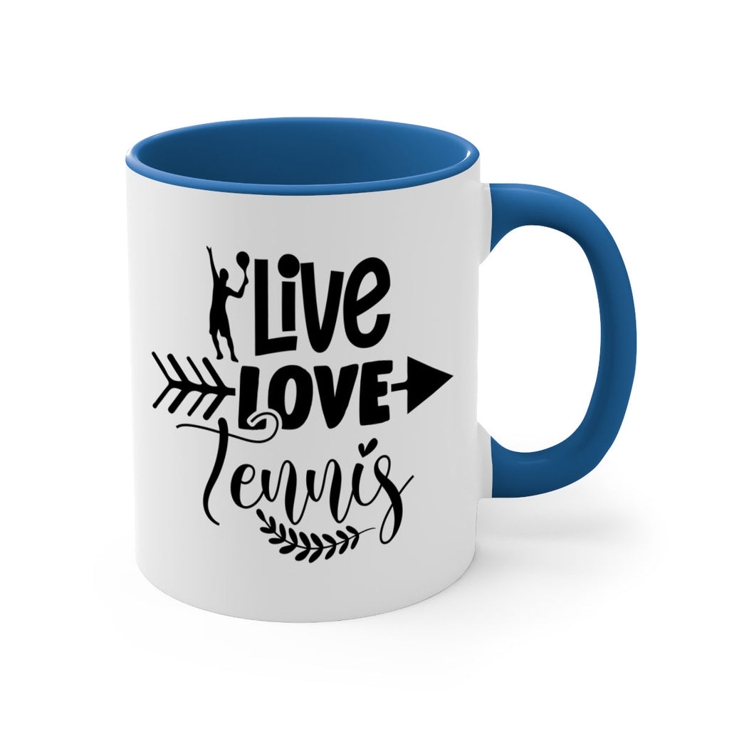 live love Tennis 818#- tennis-Mug / Coffee Cup