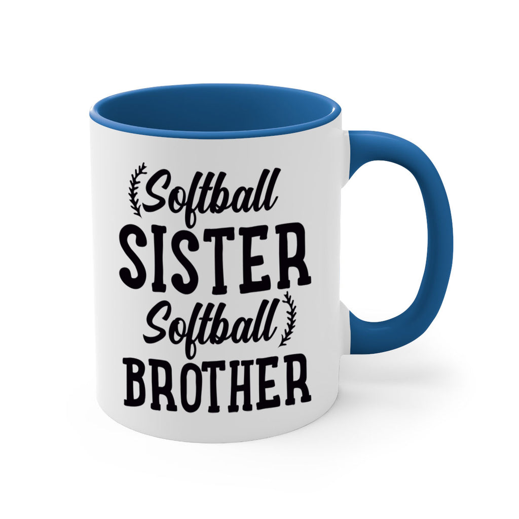 softball sister softball brother 2273#- softball-Mug / Coffee Cup