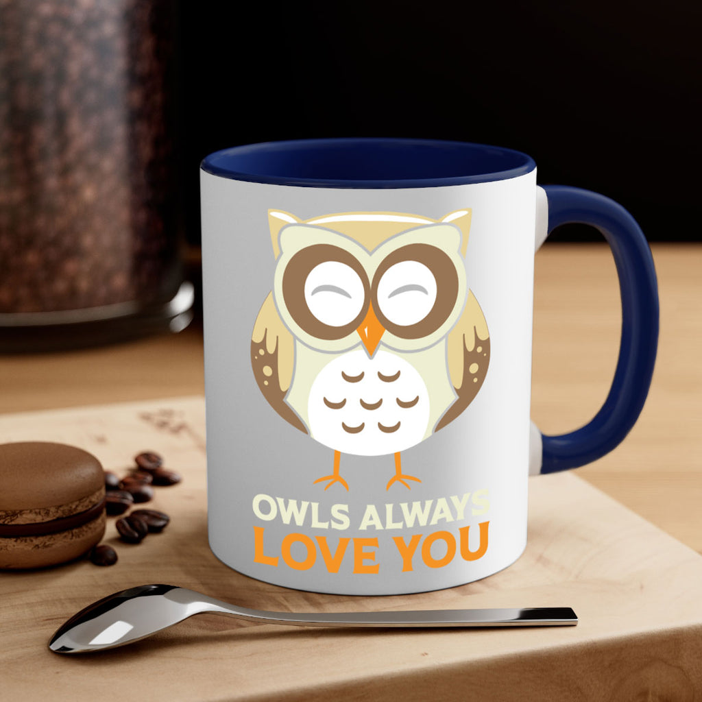 Cute Owl Always Love You A TurtleRabbit 3#- owl-Mug / Coffee Cup
